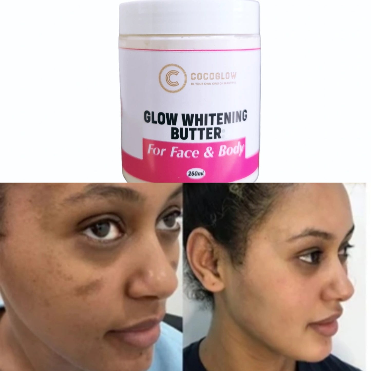 Glow whitening butter