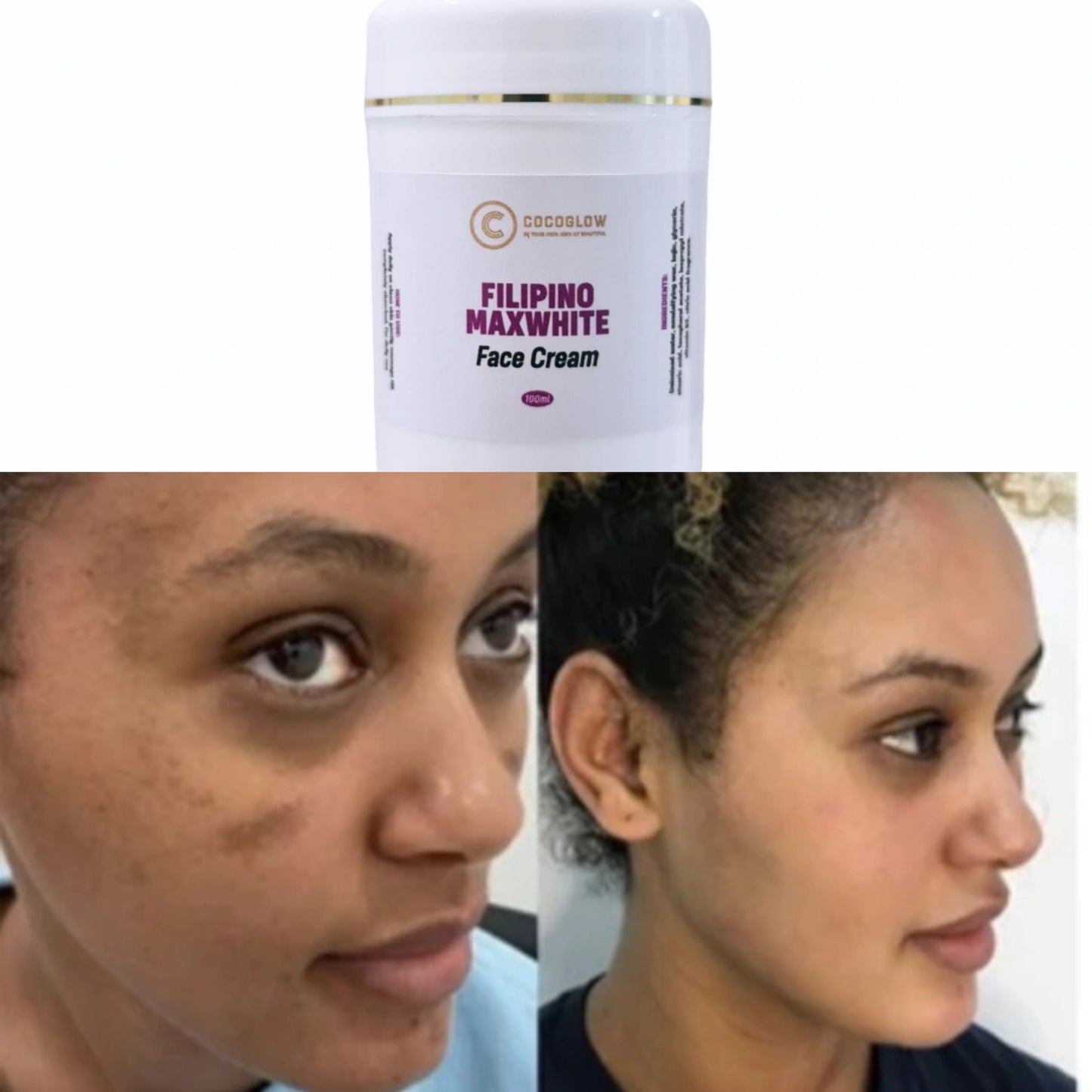 Filipino maxwhite face cream