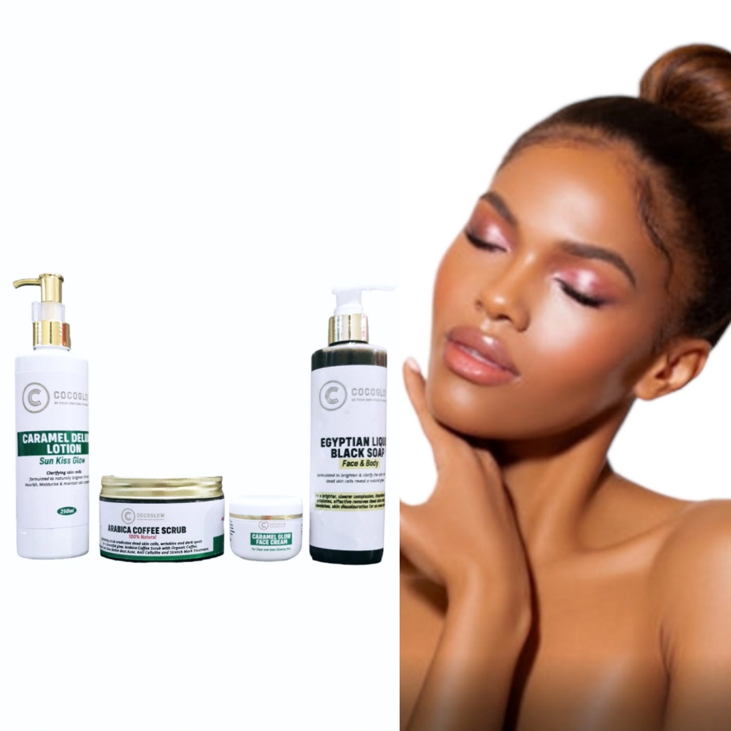 Caramel glow lotion set