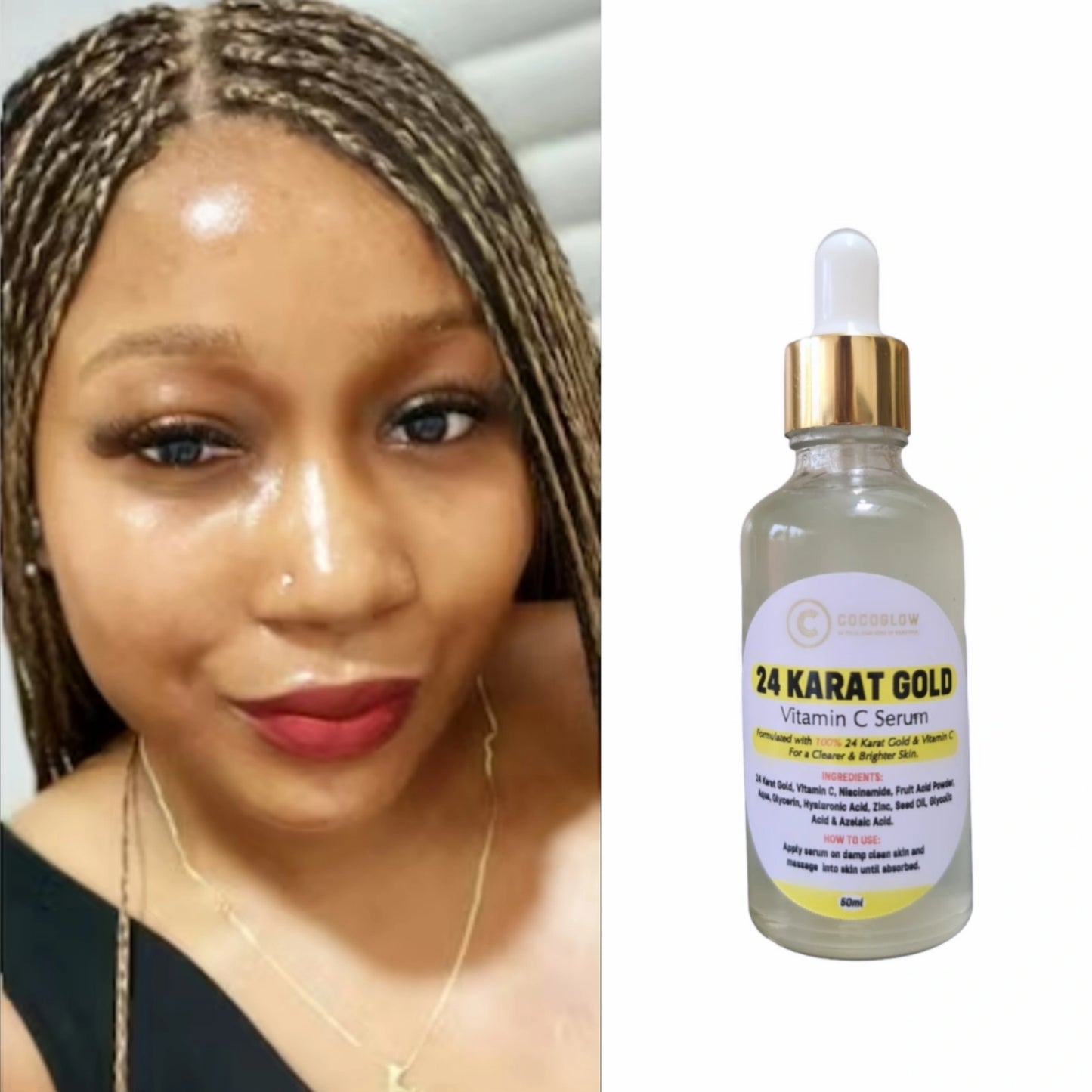Brightening face serum