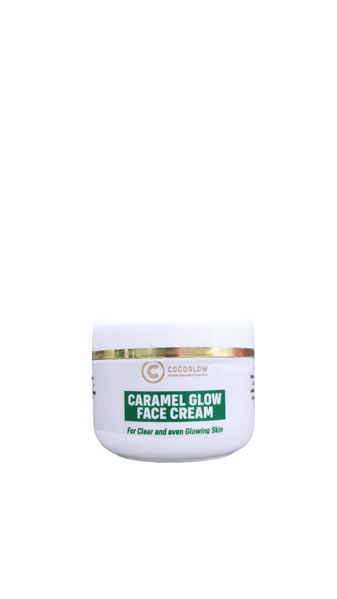 Caramel glow face cream