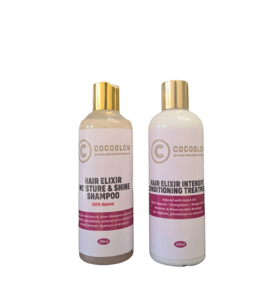 Hair Elixir moisture & shine  shampoo & conditioner